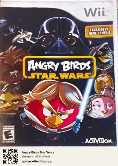 Angry Birds Star Wars Nintendo Wii, NTSC box front