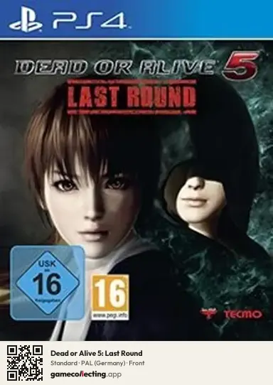 Dead or Alive 5: Last Round PlayStation 4, Germany box front