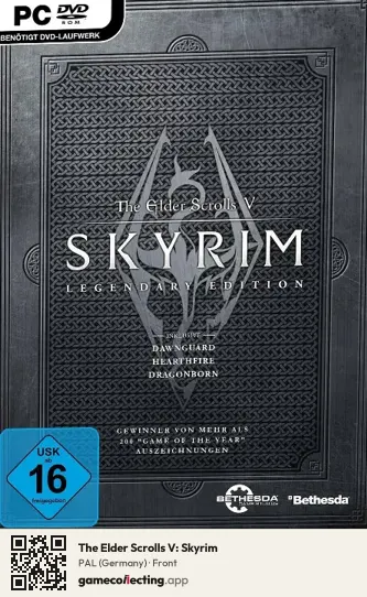 The Elder Scrolls V: Skyrim Computer, Germany box front