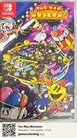 Pac-Man Museum+ Nintendo Switch, Asia box front