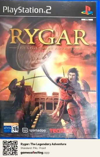 Rygar: The Legendary Adventure PlayStation 2, PAL box front