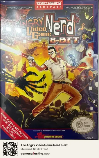 The Angry Video Game Nerd 8-Bit Nintendo Entertainment System, NTSC box front