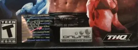 WWE SmackDown vs. Raw 2007, the ESRB box on its front