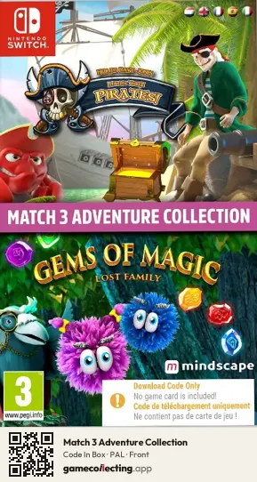 Match 3 Adventure Collection Nintendo Switch, PAL box front