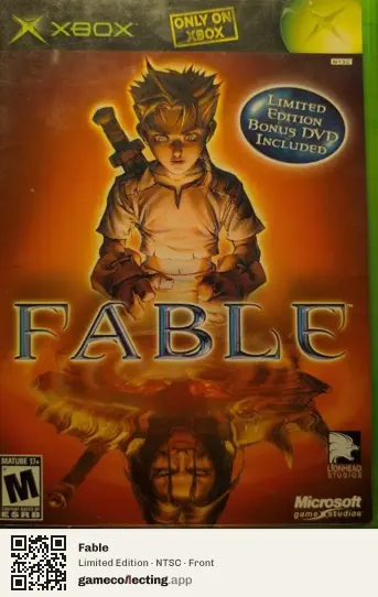 Fable Xbox, NTSC box front