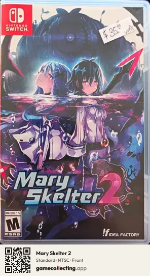 Mary Skelter 2 Nintendo Switch, NTSC box front