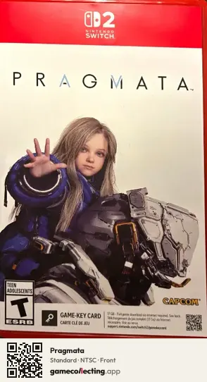 Pragmata Nintendo Switch 2, NTSC box front