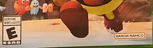 Pac-Man World Re-Pac, the ESRB box on its front