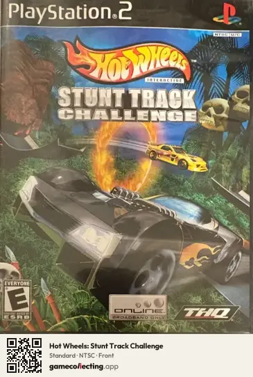 Hot Wheels: Stunt Track Challenge PlayStation 2, NTSC box front