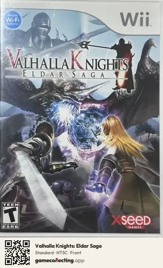 Valhalla Knights: Eldar Saga Nintendo Wii, NTSC box front
