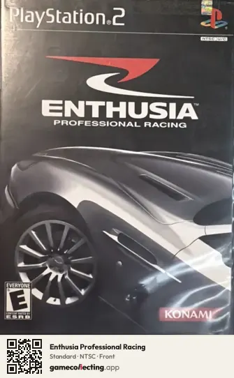 Enthusia Professional Racing PlayStation 2, NTSC box front