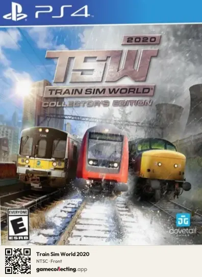 Train Sim World 2020 PlayStation 4, NTSC box front