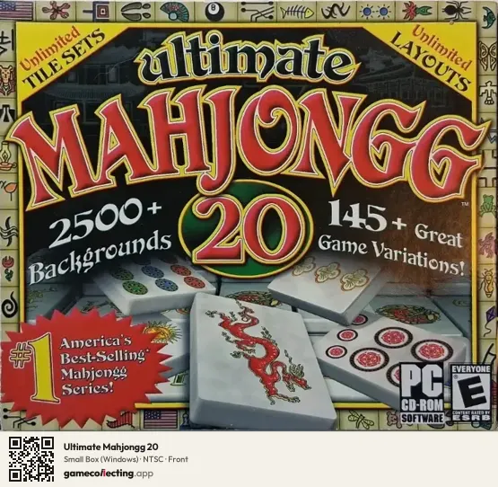 Ultimate Mahjongg 20 Computer, NTSC box front