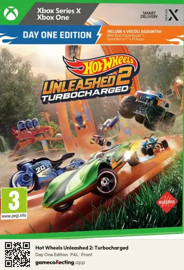 Hot Wheels Unleashed 2: Turbocharged Xbox Series X, PAL box front