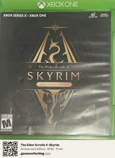 The Elder Scrolls V: Skyrim Xbox Series X, NTSC box front