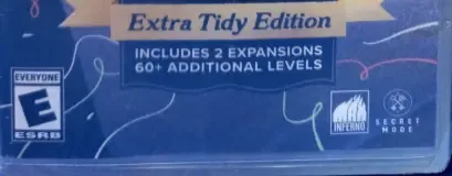 A Little to the Left, the ESRB box on its front