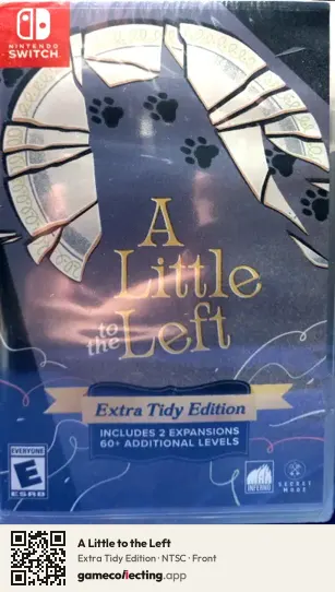 A Little to the Left Nintendo Switch, NTSC box front