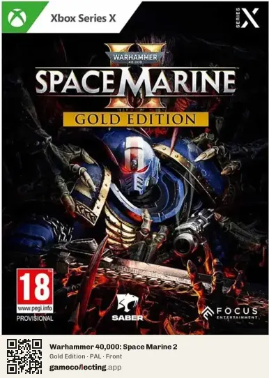 Warhammer 40,000: Space Marine 2 Xbox Series X, PAL box front
