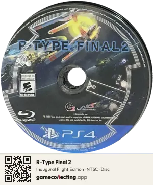 R-Type Final 2 PlayStation 4, NTSC disc