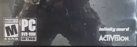 Call of Duty: Infinite Warfare, the ESRB box on its front