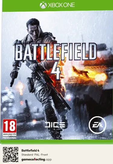 Battlefield 4 Xbox One, PAL box front