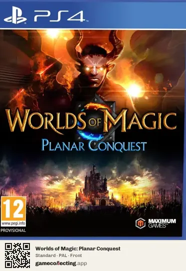Worlds of Magic: Planar Conquest PlayStation 4, PAL box front