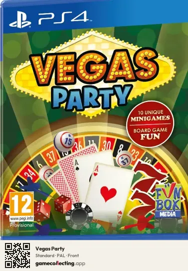Vegas Party PlayStation 4, PAL box front