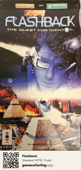 Flashback 3DO Interactive Multiplayer, NTSC box front