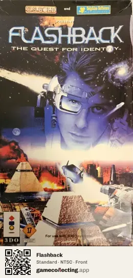 Flashback 3DO Interactive Multiplayer, NTSC box front