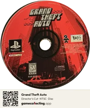 Grand Theft Auto PlayStation, NTSC disc