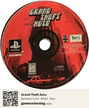 Grand Theft Auto PlayStation, NTSC disc