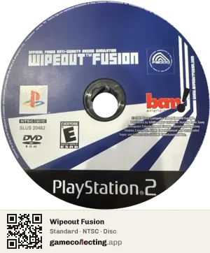 Wipeout Fusion PlayStation 2, NTSC disc