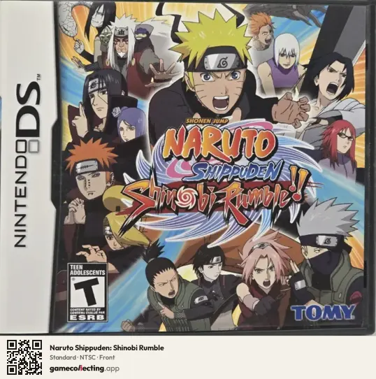 Naruto Shippuden: Shinobi Rumble Nintendo DS, NTSC box front