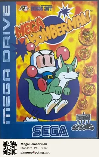 Mega Bomberman Sega Mega Drive / Genesis, PAL box front