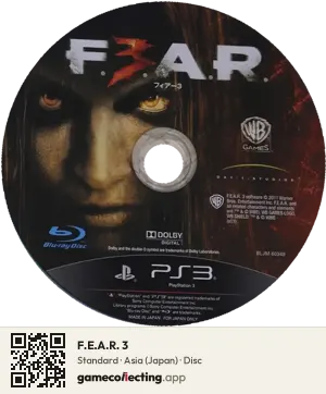 F.E.A.R. 3 PlayStation 3, Asia disc