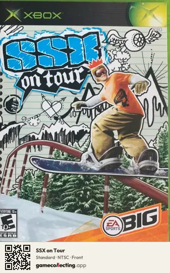 SSX on Tour Xbox, NTSC box front