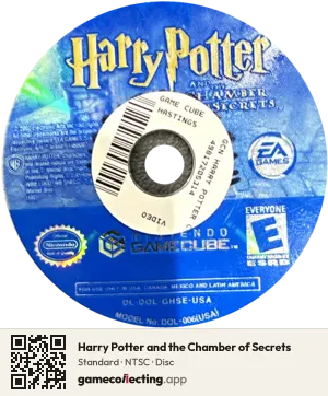 Harry Potter and the Chamber of Secrets Nintendo GameCube, NTSC disc