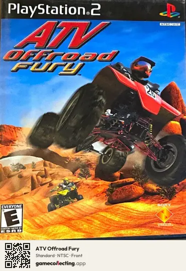 ATV Offroad Fury PlayStation 2, NTSC box front