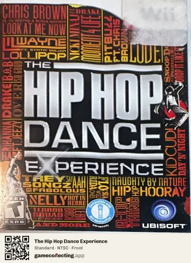The Hip Hop Dance Experience Nintendo Wii, NTSC box front