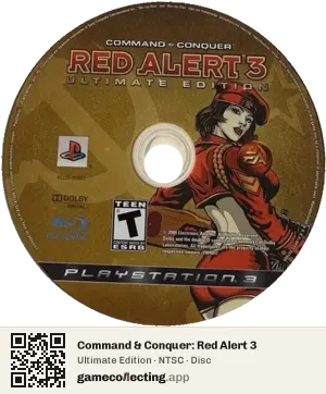 Command & Conquer: Red Alert 3 PlayStation 3, NTSC disc