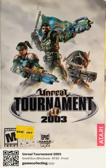 Unreal Tournament 2003 Computer, NTSC box front