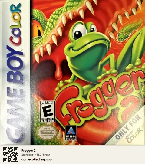 Frogger 2 Game Boy Color, NTSC box front