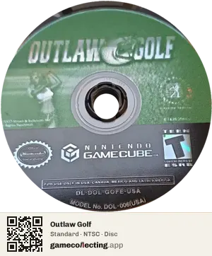 Outlaw Golf Nintendo GameCube, NTSC disc