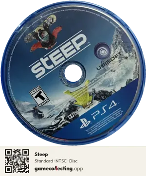 Steep PlayStation 4, NTSC disc