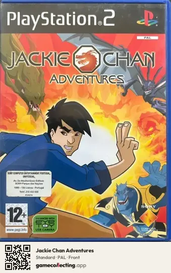 Jackie Chan Adventures PlayStation 2, PAL box front