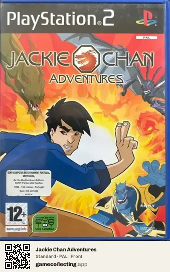 Jackie Chan Adventures PlayStation 2, PAL box front