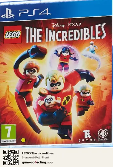 LEGO The Incredibles PlayStation 4, PAL box front