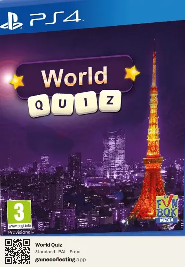 World Quiz PlayStation 4, PAL box front