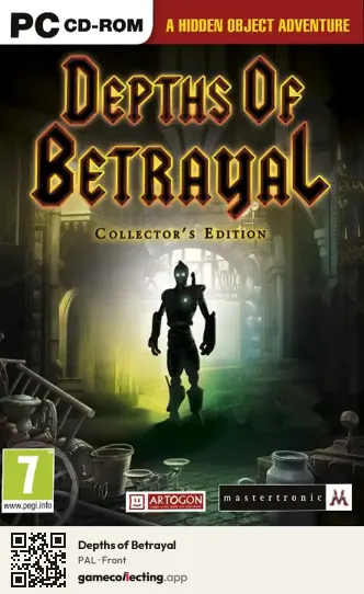 Depths of Betrayal Computer, PAL box front