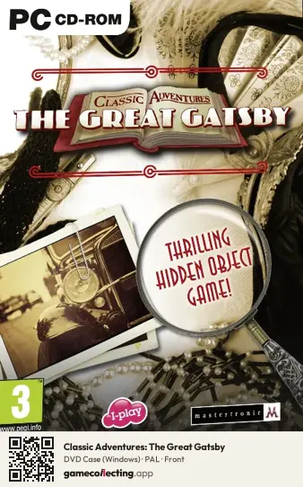 Classic Adventures: The Great Gatsby Computer, PAL box front